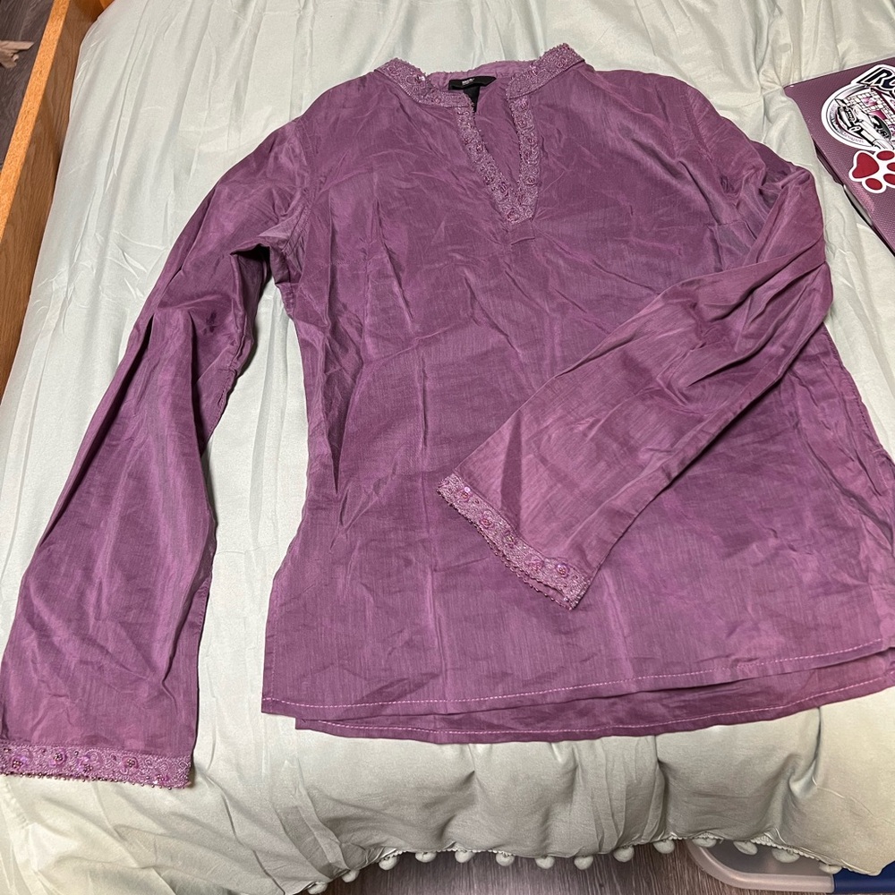 Women’s purple long sleeve